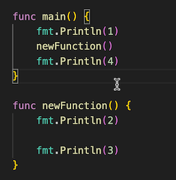 After extracting a function